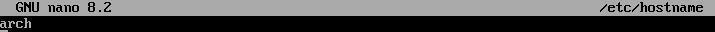 hostname